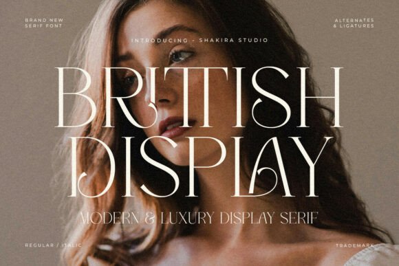 Brittish: A Serif Font for Editorial Elegance