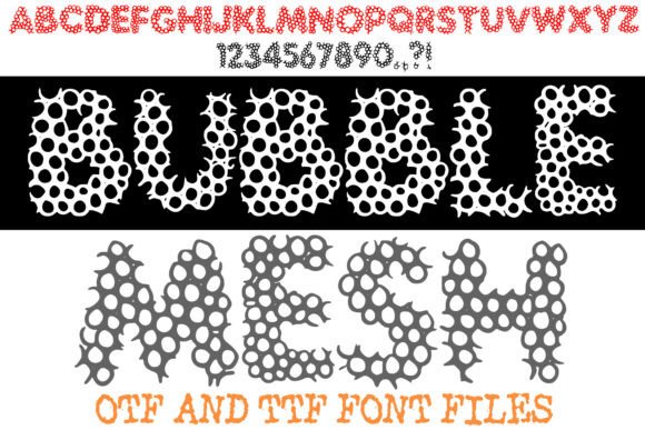 Bubble Mesh Font: A Creative Tool for Campaign Design