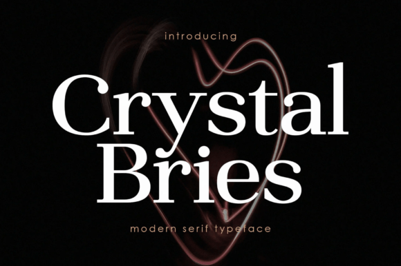 Crystal Bries: A Serif Font for Elegant Handmade Creations