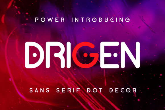 Drigen: A Bold Sans Serif for Editorial Design