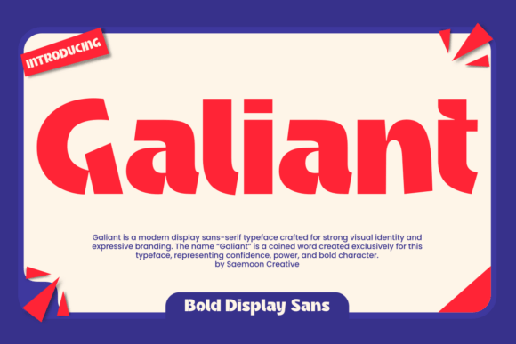 Galiant: A Bold Sans Serif for Editorial Impact