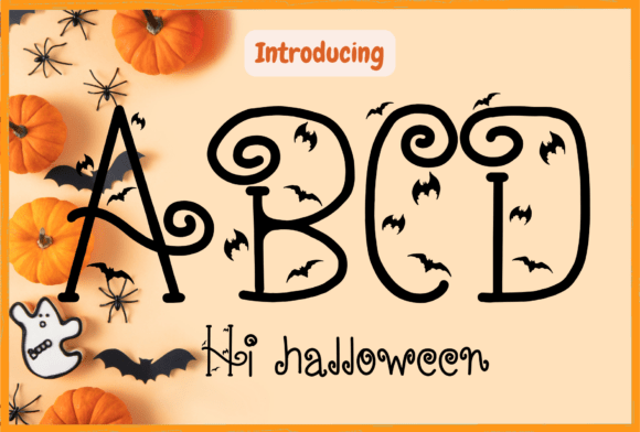 Hi Halloween: A Font with Spooky Charm for Editorial Design