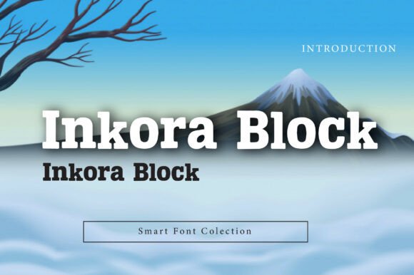 Inkora Block: A Bold Serif for Modern Branding