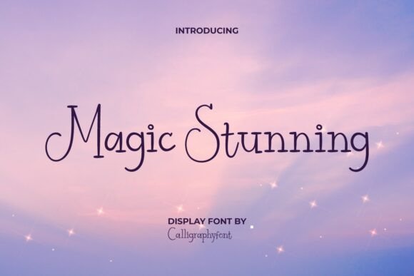 Magic Stunning Font for Handmade Creators