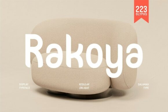 Rakoya: A Minimalist Sans Serif for Editorial Elegance