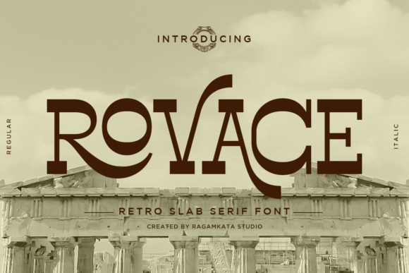 Rovace: A Bold Font for Crafters and Product Creators