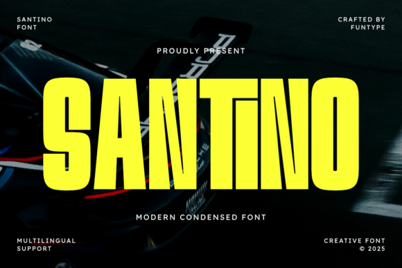 Santino: A Font That Commands Attention