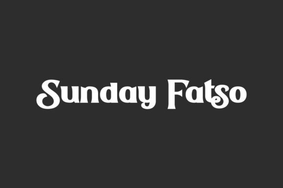 Sunday Fatso: A Bold Serif for Editorial Expression