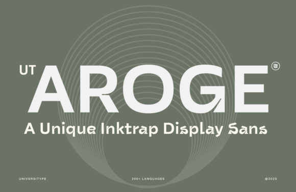 Ut Aroge: A Font for Editorial Elegance
