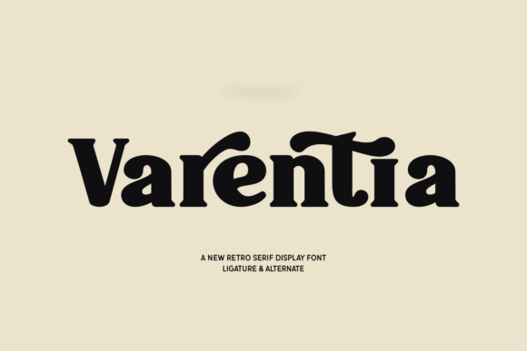 Varentia: A Bold Serif Font for Campaign Creativity