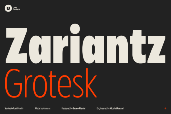 Zariantz Grotesk Variable for Campaigns
